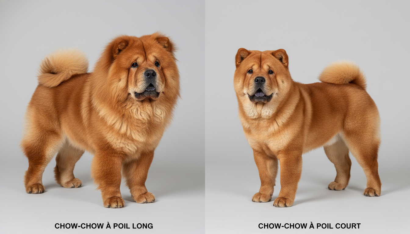 Chow-chow poil long ou poil court : lequel choisir pour son mode de vie ?