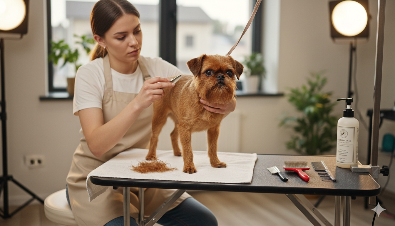 Le brossage du griffon