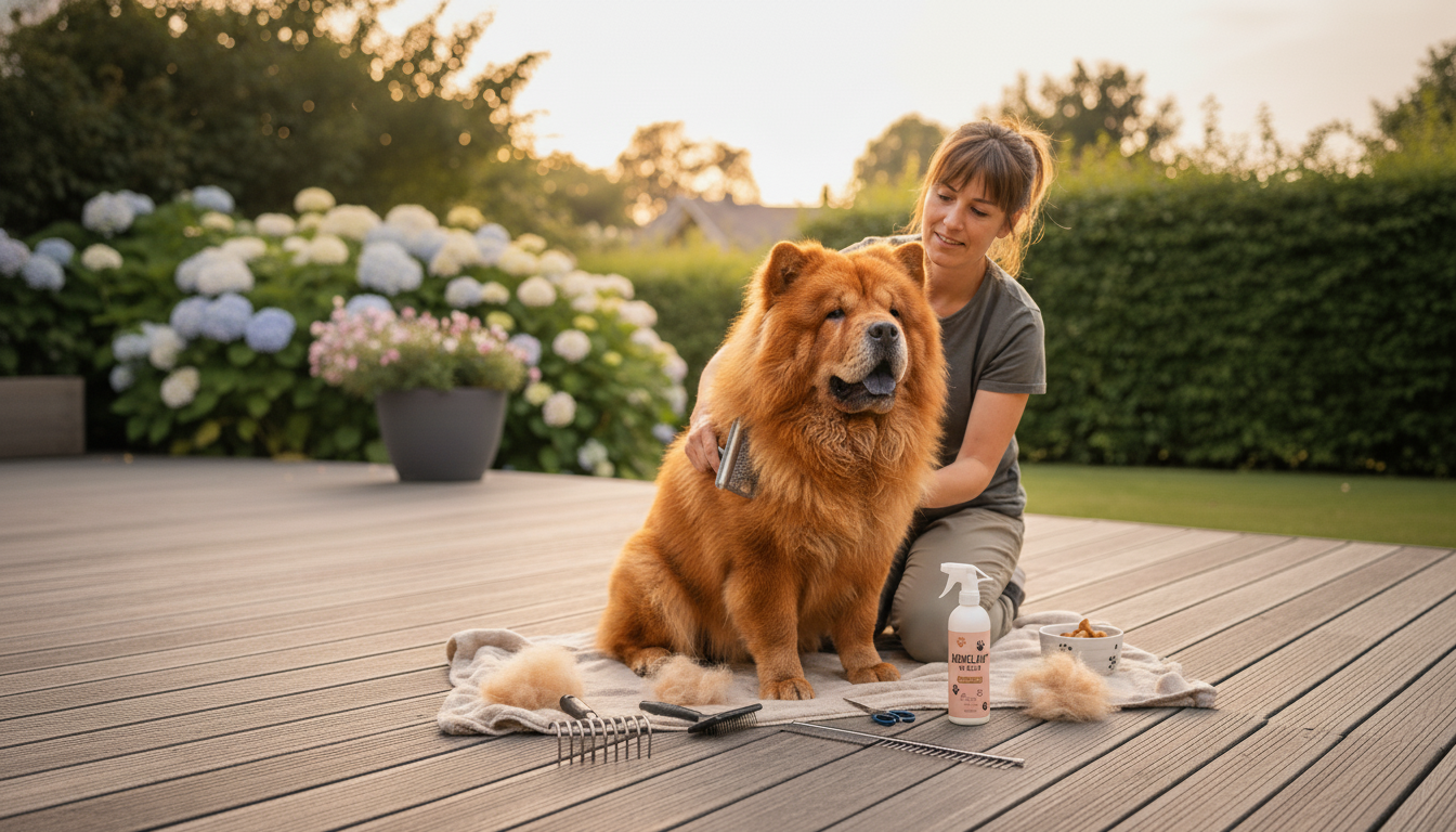 Le brossage quotidien du chow-chow : outils indispensables et techniques efficaces