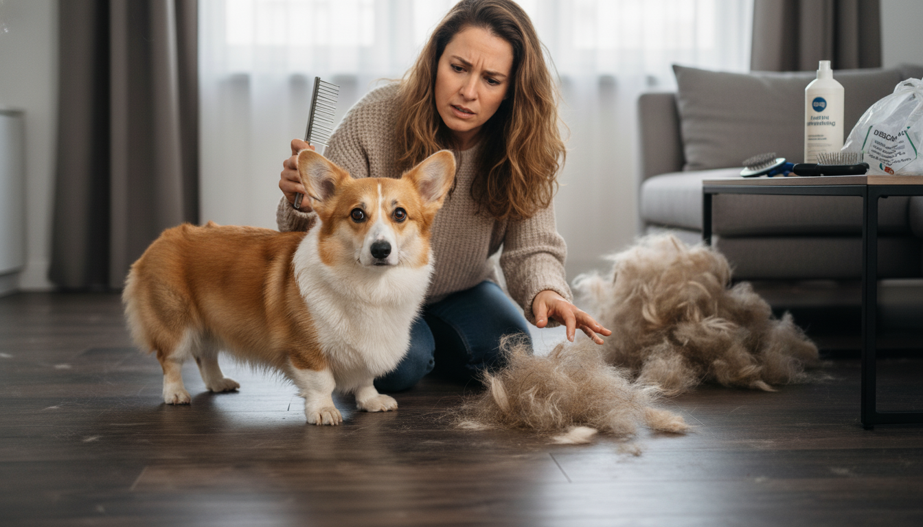 Perte de poils chez le corgi : comprendre et gérer ce phénomène au quotidien