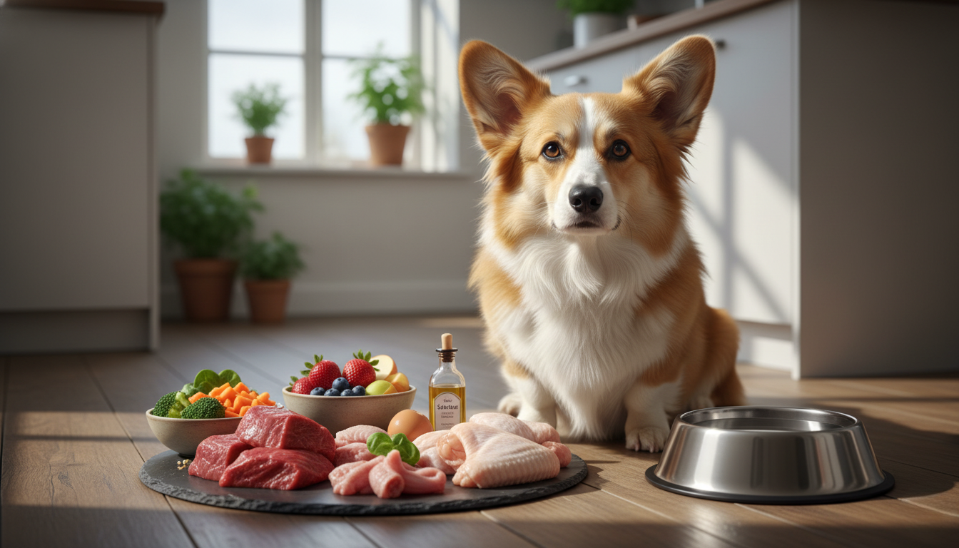 Régime barf pour corgi : tout savoir pour une alimentation naturelle et équilibrée