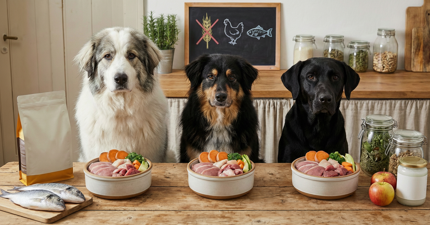 Alimentation et allergies chez les bergers Croate, Majorque et Mioritza : guide complet