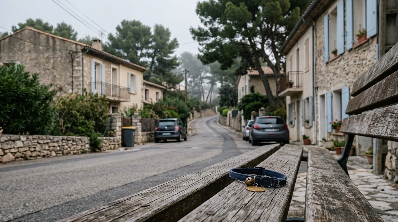 Une rue résidentielle paisible à Six-Fours-les-Plages dans le Var
