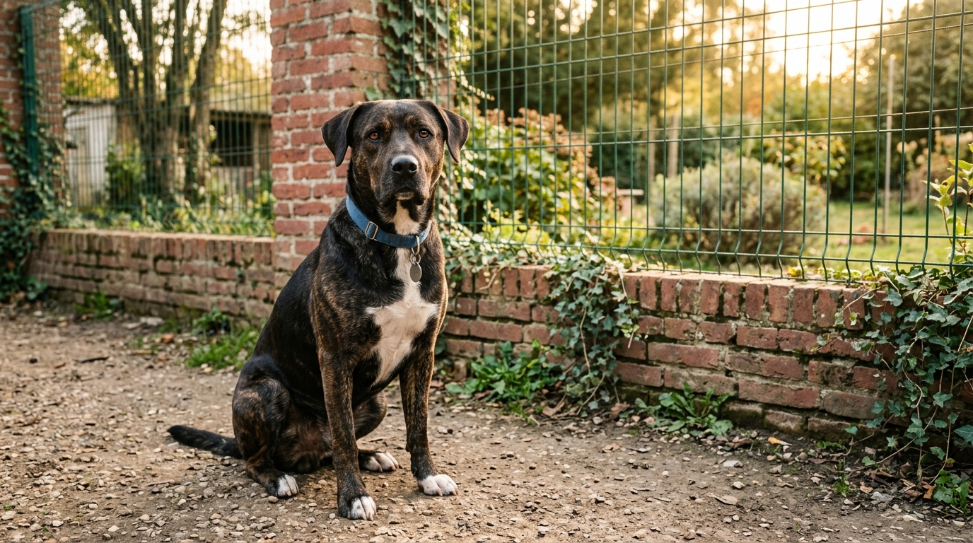 Roy, un chien de 6 ans au refuge SPA Canche Authie attendant une adoption.